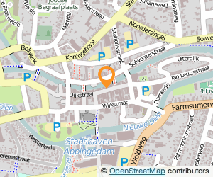 Bekijk kaart van Naaimachinehandel Westerhuis  in Appingedam