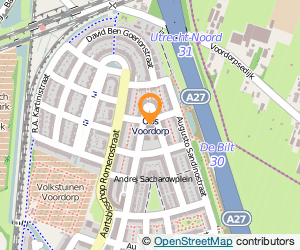 Bekijk kaart van Openbare Basisschool Voordorp  in Utrecht