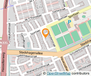 Bekijk kaart van Krantenhalte Stadshagen  in Zwolle