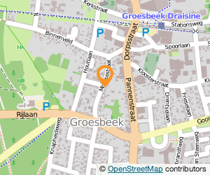 Bekijk kaart van Beenhakkers Slagwerk  in Groesbeek