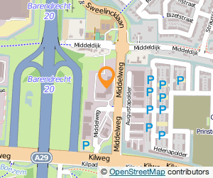 Bekijk kaart van GKB Materieel B.V.  in Barendrecht