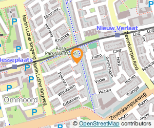 Bekijk kaart van Schoonheidssalon 'Mistinguett'  in Rotterdam