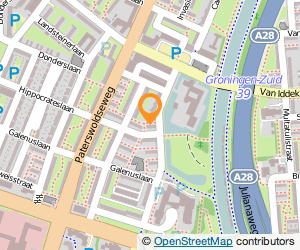 Bekijk kaart van Pedicurepraktijk Cathrie de Haan in Groningen