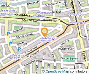 Bekijk kaart van Fysiotherapie Waalstraat  in Amsterdam