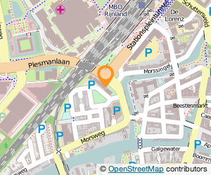 Bekijk kaart van Stationsplein 107  in Leiden