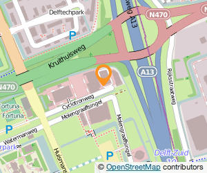 Bekijk kaart van Riboglas Glashandel B.V. in Delft