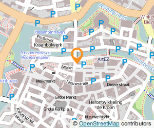 Bekijk kaart van G&W Gezondheidswinkel in Zwolle