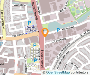 Bekijk kaart van Cafetaria De Havenkade in Assen