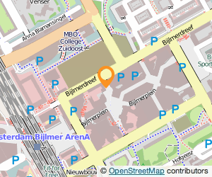 Bekijk kaart van Tempo-Team in Amsterdam Zuidoost
