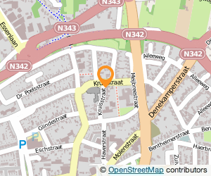 Bekijk kaart van Maatschap Praktijk Fysiotherapie Kruisstraat in Oldenzaal