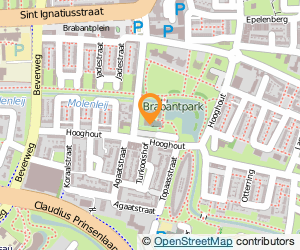 Bekijk kaart van Service Apotheek Brabantpark in Breda