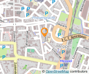 Bekijk kaart van Dakrêno Matthijs Visser  in Meppel