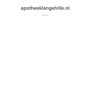 http://www.apotheeklangehille.nl